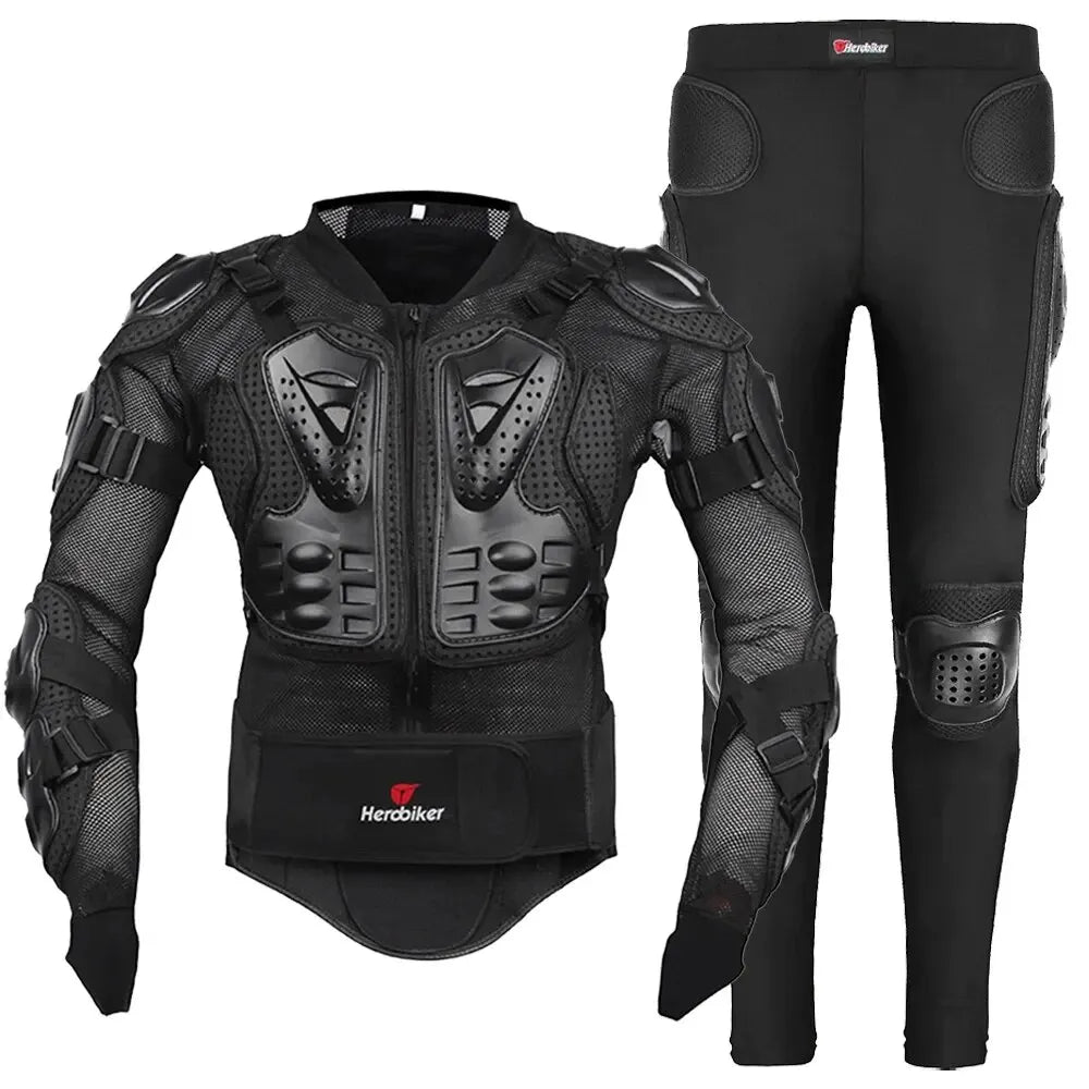 Motocross Jacket Men Body Armor Motorcycle Armor Wear-Resistant Anti-Drop Bicycle Racing Jacket Riding Motorbike Moto Protection